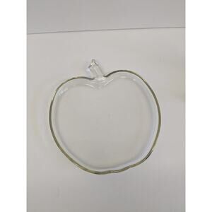 Vintage Hazel‎ Atlas-Orchard Apple-Glass Apple Plate